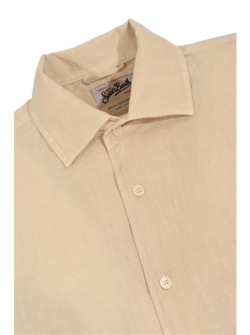 Camicia Raphael in lino Beige Mc2 Saint Barth | RPH000101139L